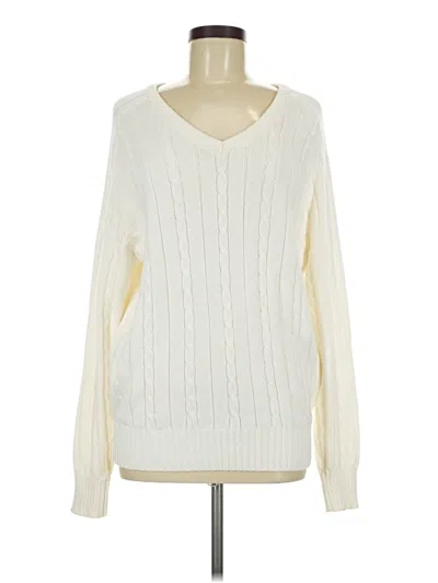 Pre-owned Brandy Melville Pullover Sweater In Ivory