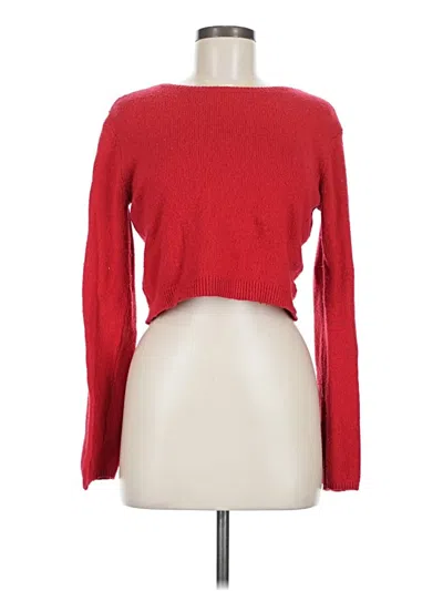 Pre-owned Brandy Melville Pullover Sweater In Red