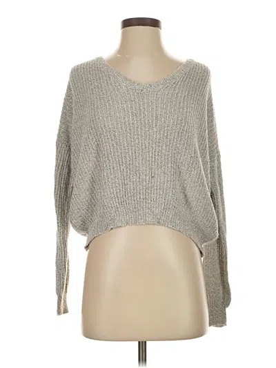 Pre-owned Brandy Melville Pullover Sweater In Silver