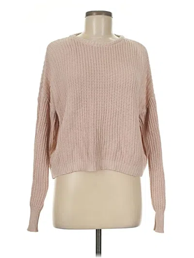Pre-owned Brandy Melville Pullover Sweater In Tan