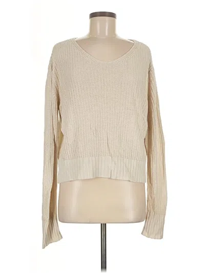 Pre-owned Brandy Melville Pullover Sweater In Tan