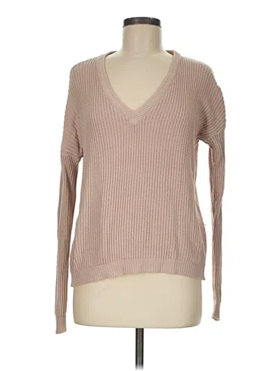 Pre-owned Brandy Melville Pullover Sweater In Tan