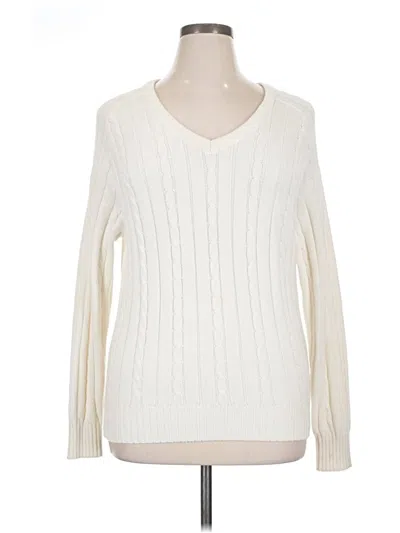 Pre-owned Brandy Melville Pullover Sweater In White