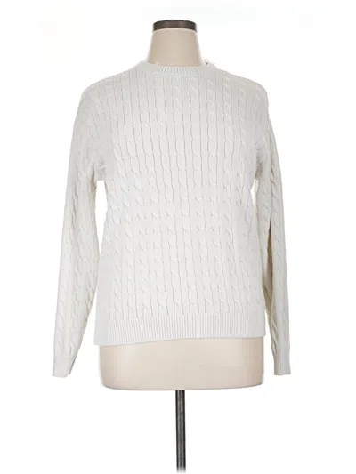 Pre-owned Brandy Melville Pullover Sweater In White