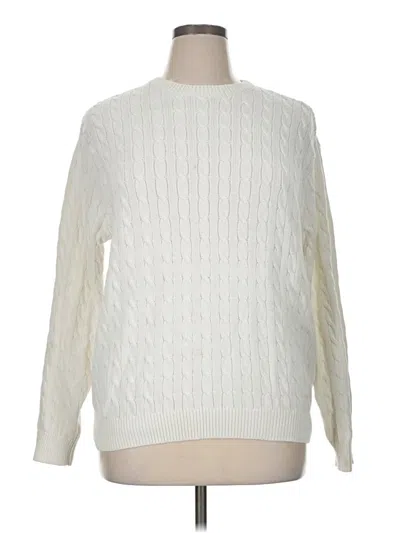 Pre-owned Brandy Melville Pullover Sweater In White