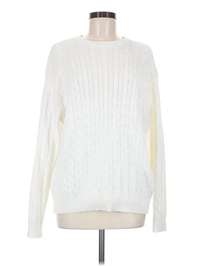 Pre-owned Brandy Melville Pullover Sweater In White