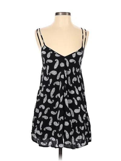 Pre-owned Brandy Melville Short Sleeve Blouse In Black