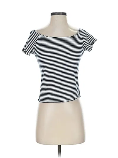 Pre-owned Brandy Melville Short Sleeve T-shirt In Blue