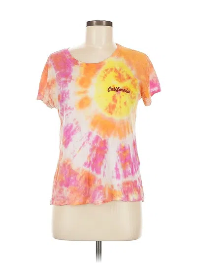 Pre-owned Brandy Melville Short Sleeve T-shirt In Orange