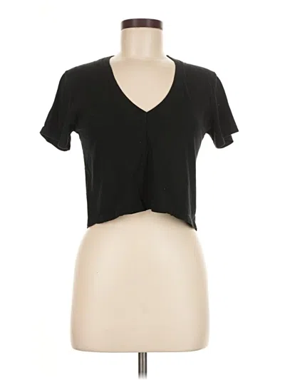 Pre-owned Brandy Melville Short Sleeve T-shirt In Black
