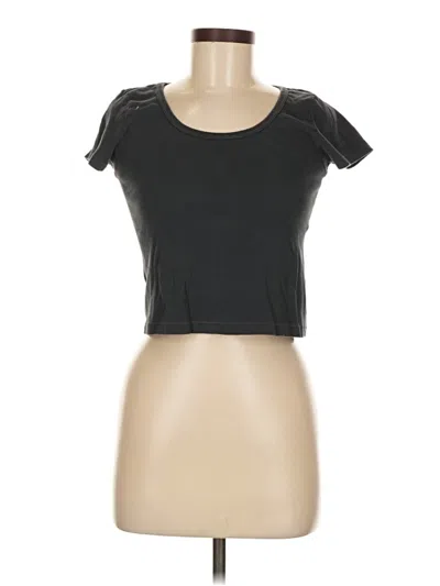 Pre-owned Brandy Melville Short Sleeve T-shirt In Black