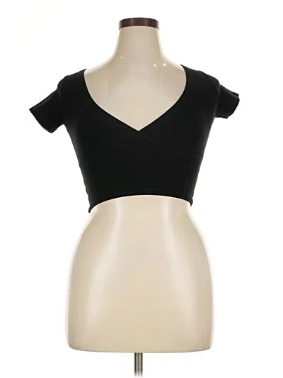 Pre-owned Brandy Melville Short Sleeve T-shirt In Black