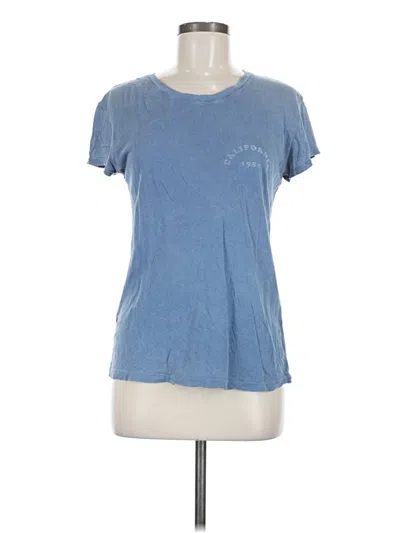 Pre-owned Brandy Melville Short Sleeve T-shirt In Blue