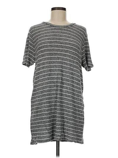 Pre-owned Brandy Melville Short Sleeve T-shirt In Gray