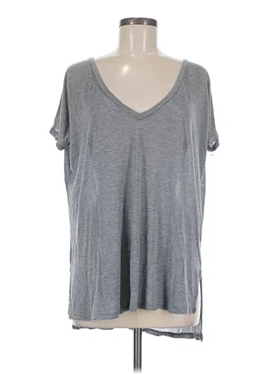 Pre-owned Brandy Melville Short Sleeve T-shirt In Gray
