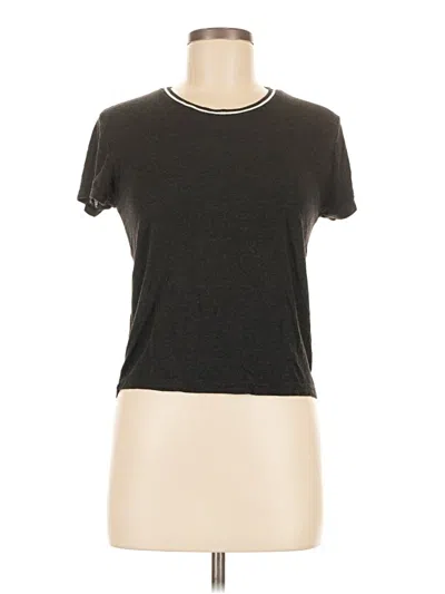 Pre-owned Brandy Melville Short Sleeve T-shirt In Gray