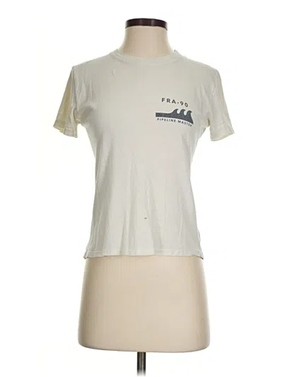 Pre-owned Brandy Melville Short Sleeve T-shirt In Ivory