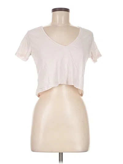 Pre-owned Brandy Melville Short Sleeve T-shirt In Ivory