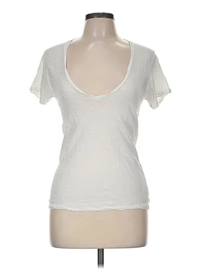 Pre-owned Brandy Melville Short Sleeve T-shirt In Ivory