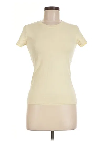 Pre-owned Brandy Melville Short Sleeve T-shirt In Ivory