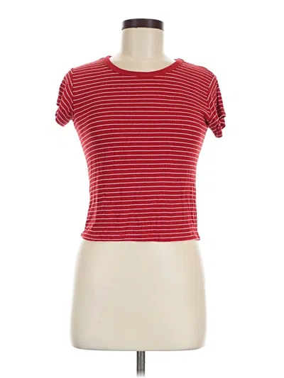 Pre-owned Brandy Melville Short Sleeve T-shirt In Red
