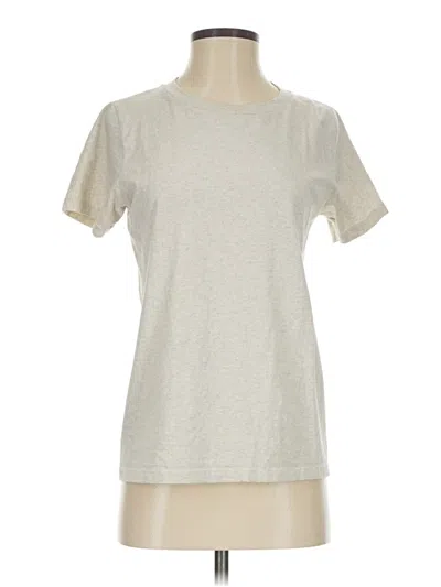 Pre-owned Brandy Melville Short Sleeve T-shirt In Silver