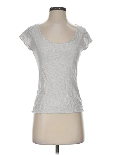 Pre-owned Brandy Melville Short Sleeve T-shirt In Silver