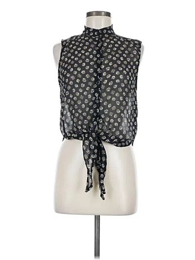 Pre-owned Brandy Melville Sleeveless Blouse In Black