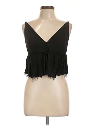 Pre-owned Brandy Melville Sleeveless Blouse In Black