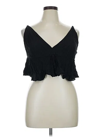 Pre-owned Brandy Melville Sleeveless Blouse In Black