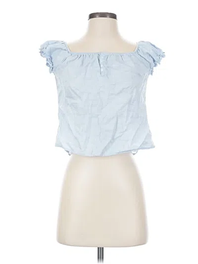 Pre-owned Brandy Melville Sleeveless Blouse In Blue
