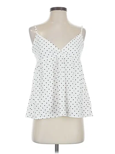 Pre-owned Brandy Melville Sleeveless Blouse In White