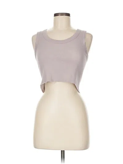 Pre-owned Brandy Melville Sleeveless T-shirt In Purple