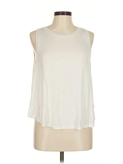 Pre-owned Brandy Melville Sleeveless T-shirt In White