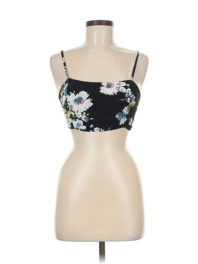 Pre-owned Brandy Melville Sleeveless Top Black Strapless Neckline Tops