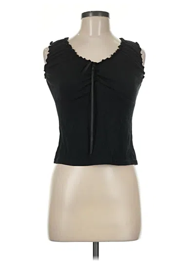 Pre-owned Brandy Melville Sleeveless Top Black Sweetheart Neckline Tops