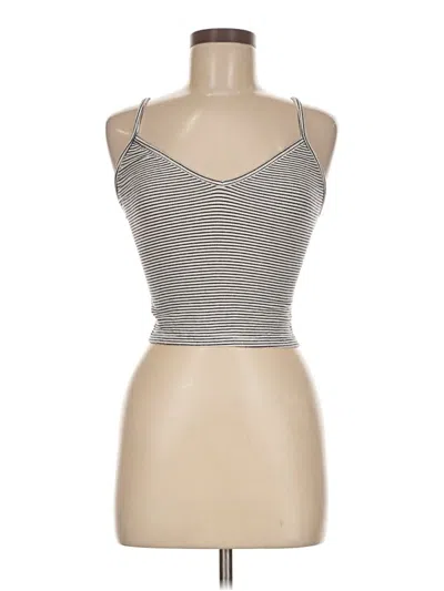 Pre-owned Brandy Melville Sleeveless Top Gray Halter Neckline Tops