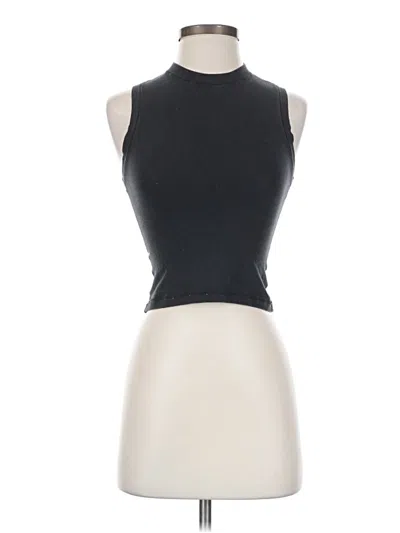 Pre-owned Brandy Melville Sleeveless T-shirt In Black