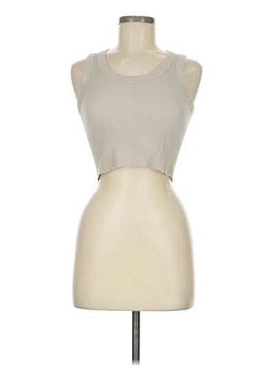 Pre-owned Brandy Melville Sleeveless T-shirt In Brown