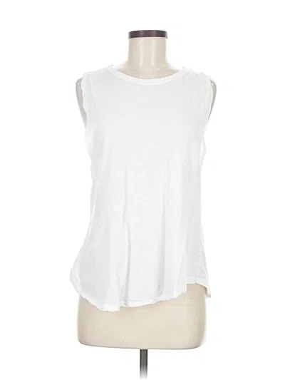 Pre-owned Brandy Melville Sleeveless T-shirt In White