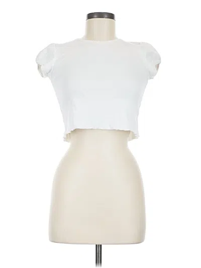 Pre-owned Brandy Melville Sleeveless T-shirt In White