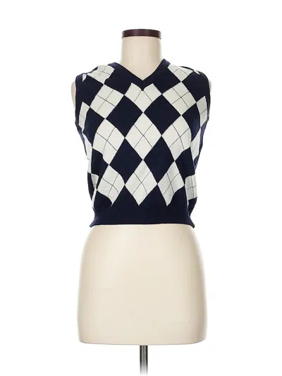 Pre-owned Brandy Melville Sweater Vest In Blue