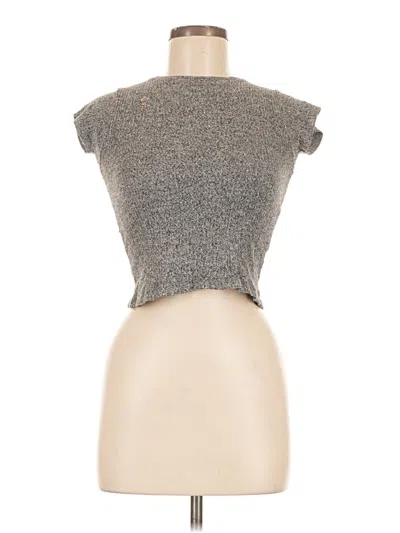 Pre-owned Brandy Melville Sweater Vest In Gray