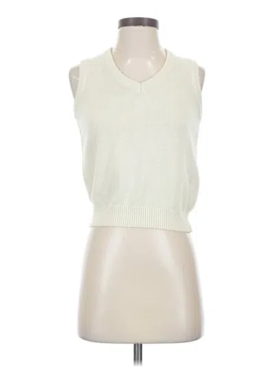 Pre-owned Brandy Melville Sweater Vest In Ivory