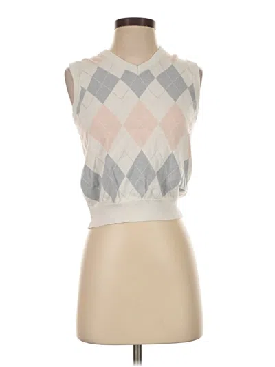 Pre-owned Brandy Melville Sweater Vest In Silver