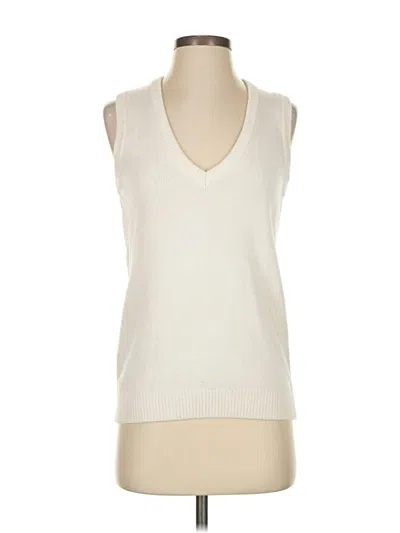 Pre-owned Brandy Melville Sweater Vest In White