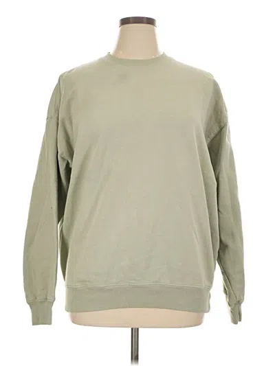 Pre-owned Brandy Melville Sweatshirt In Green