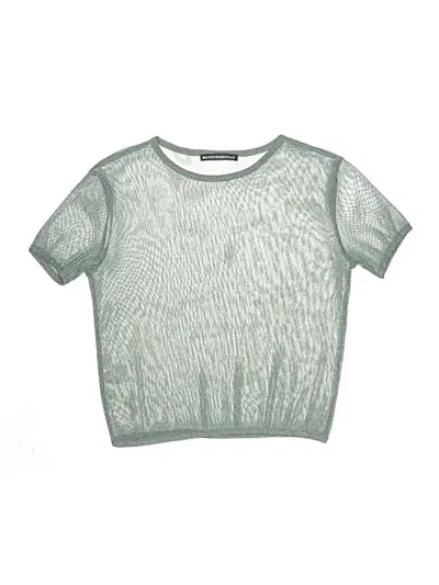 Pre-owned Brandy Melville Swimsuit Cover Up In Silver