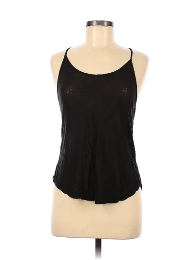 Pre-owned Brandy Melville Tank Top Black Halter Neckline Tops