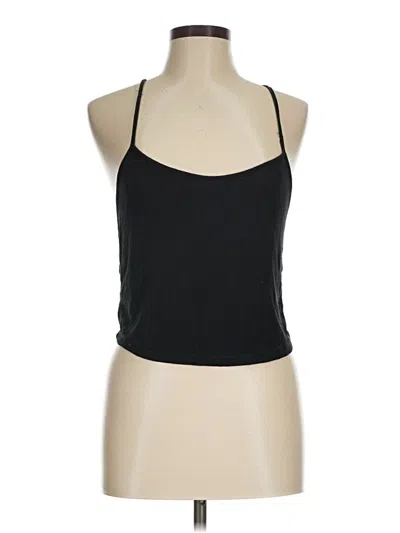 Pre-owned Brandy Melville Tank Top Black Halter Neckline Tops